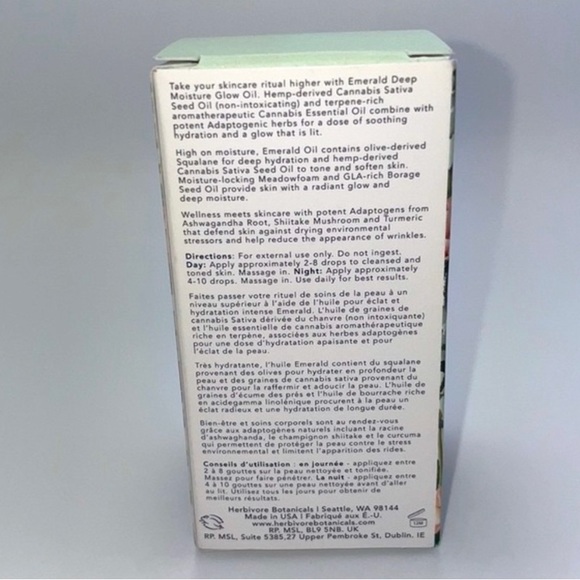 Herbivore Emerald Deep Moisture Glow Oil - Picture 3 of 4